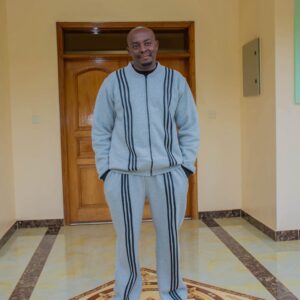 NIA Luxe Stripe Fleece Tracksuit Set – Custom Unisex Two-Piece Sweat Suit