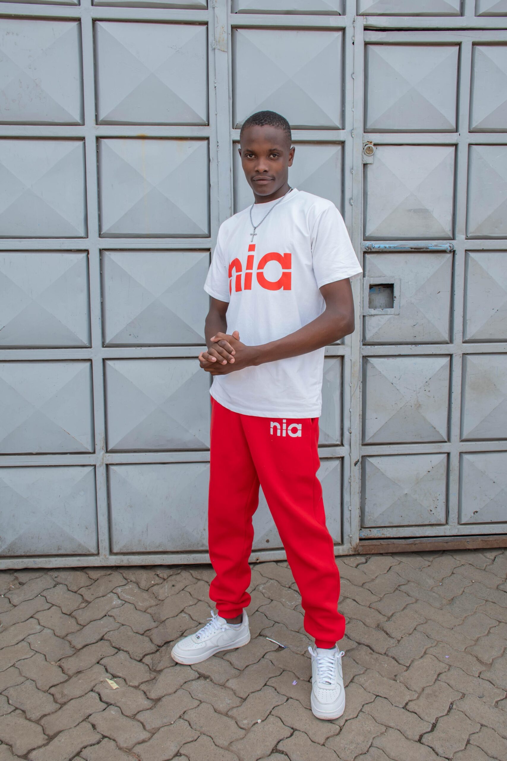 Custom Urban Jogger & Graphic Tee Set – Stylish Unisex Streetwear Outfit - Image 2
