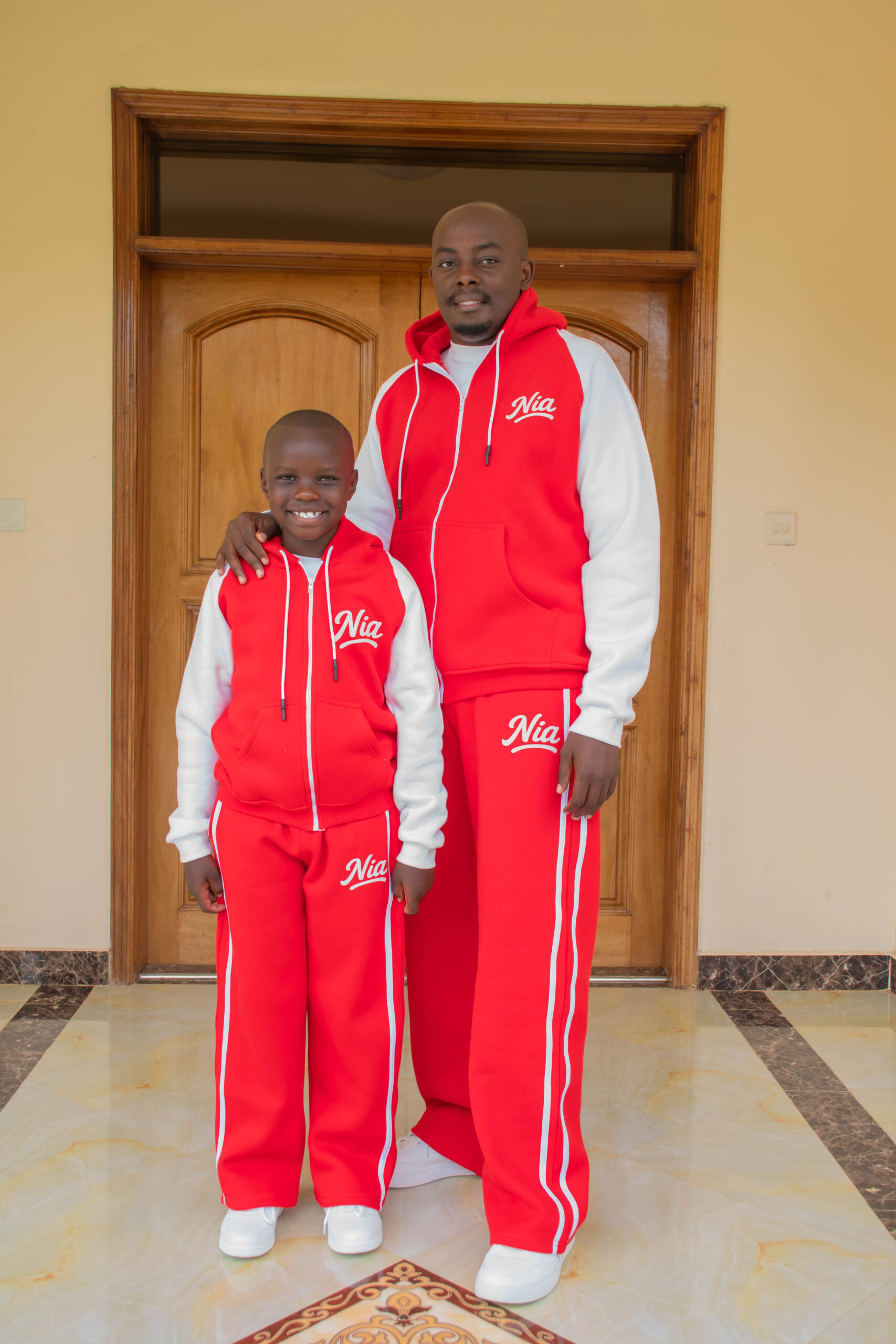 Premium Custom Fleece Hoodie and Sweatpants Set for Adults & Kids - Image 11