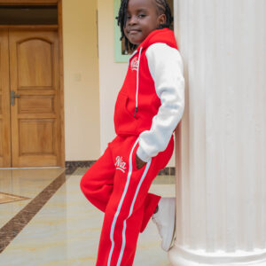 Premium Custom Fleece Hoodie and Sweatpants Set for Adults & Kids