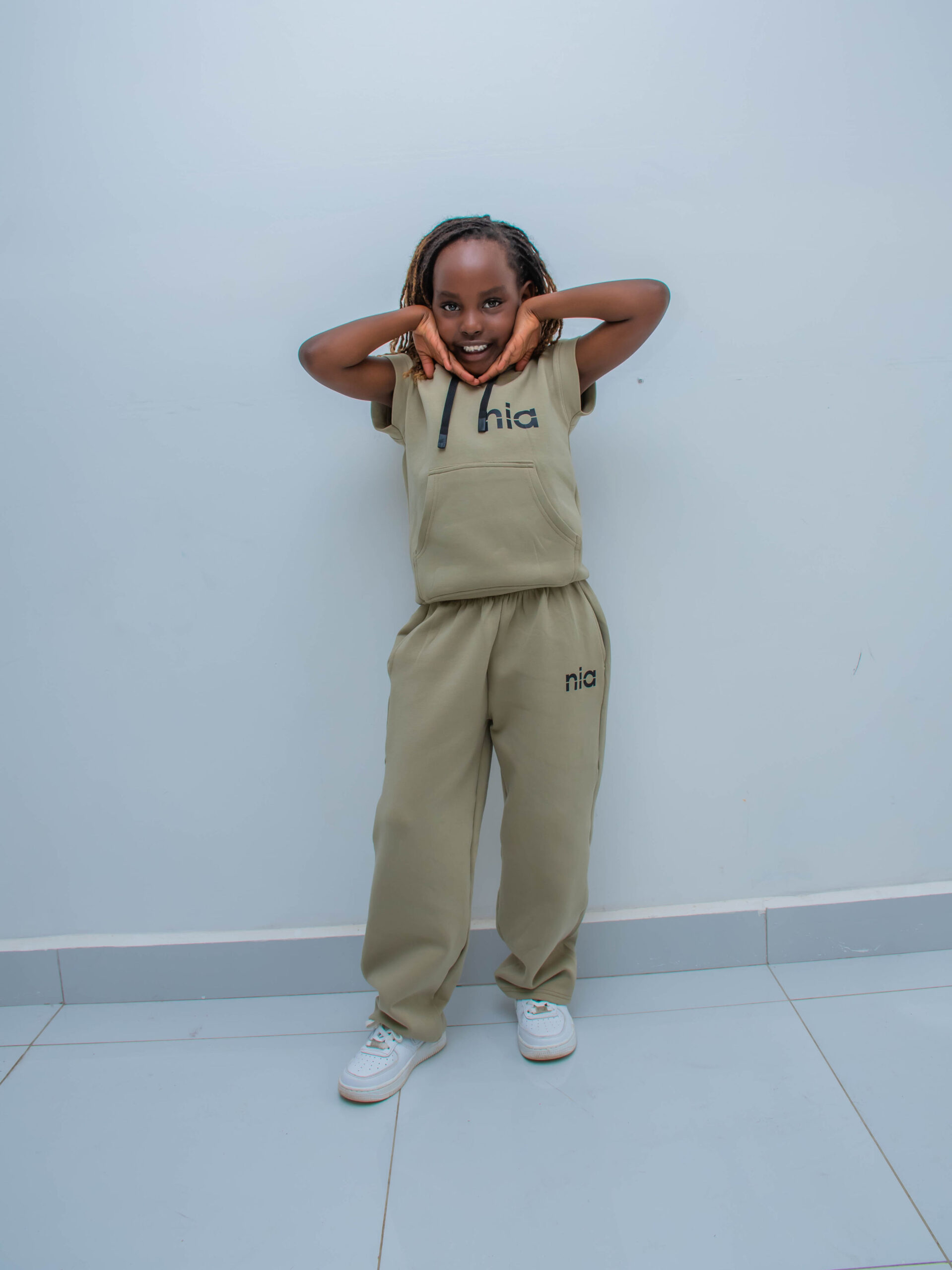 Custom Kids Sleeveless Hoodie & Sweatpants Set | Premium Children's Casual Wear - Image 11