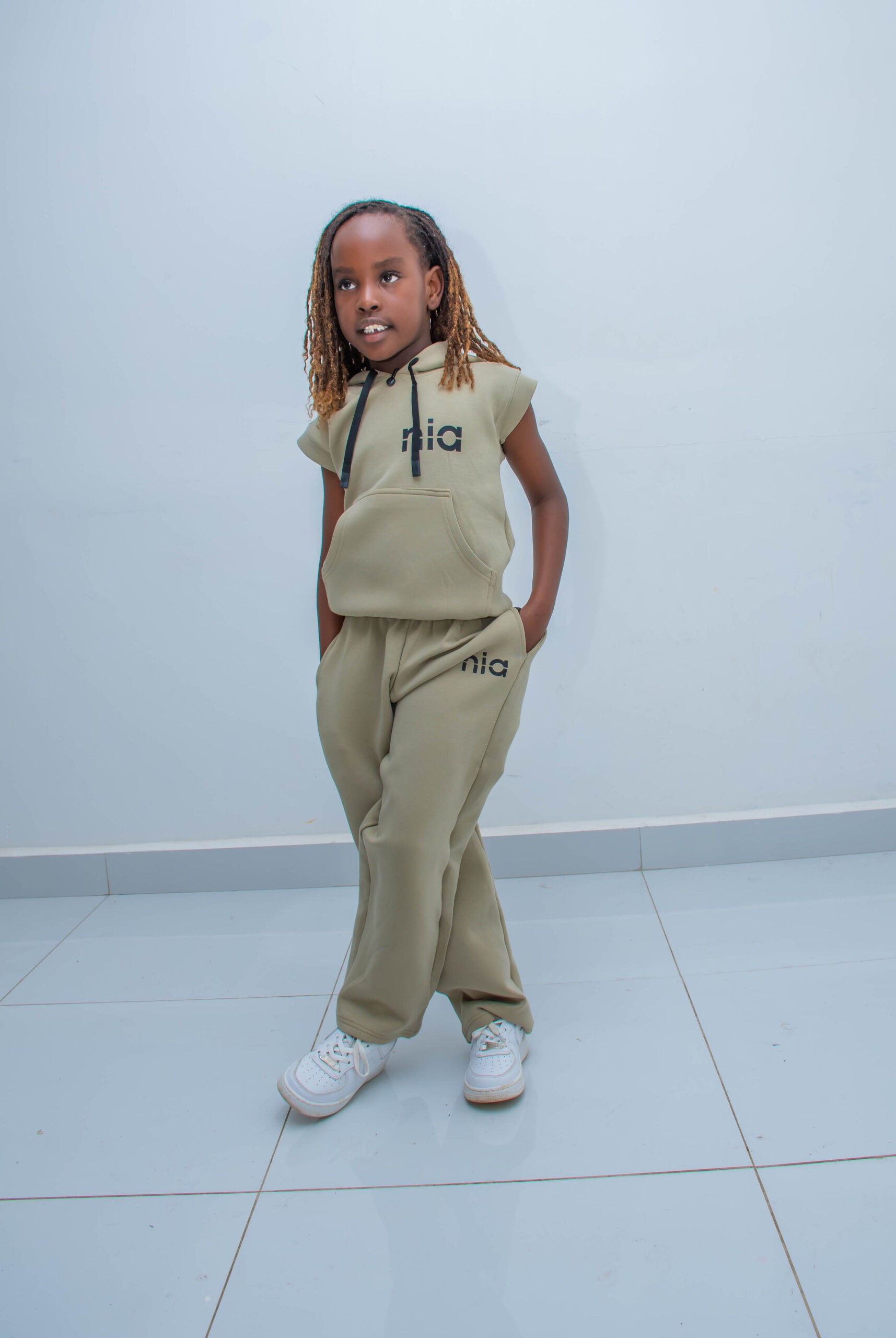 Custom Kids Sleeveless Hoodie & Sweatpants Set | Premium Children's Casual Wear - Image 7
