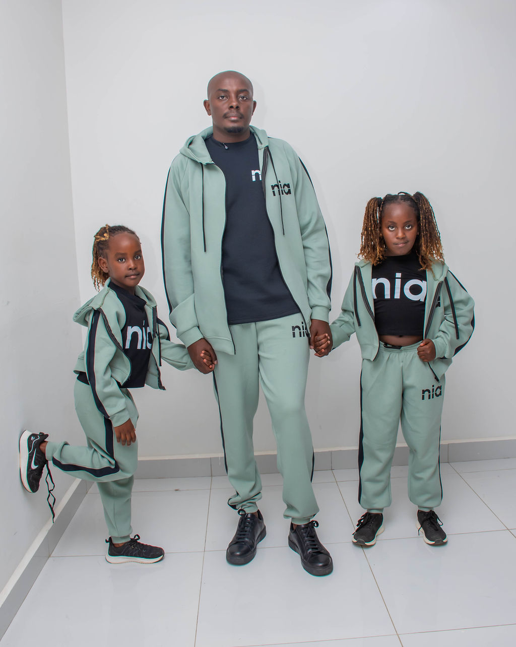 Family Matching Hooded Tracksuit Set | Premium Personalized Activewear for All Ages