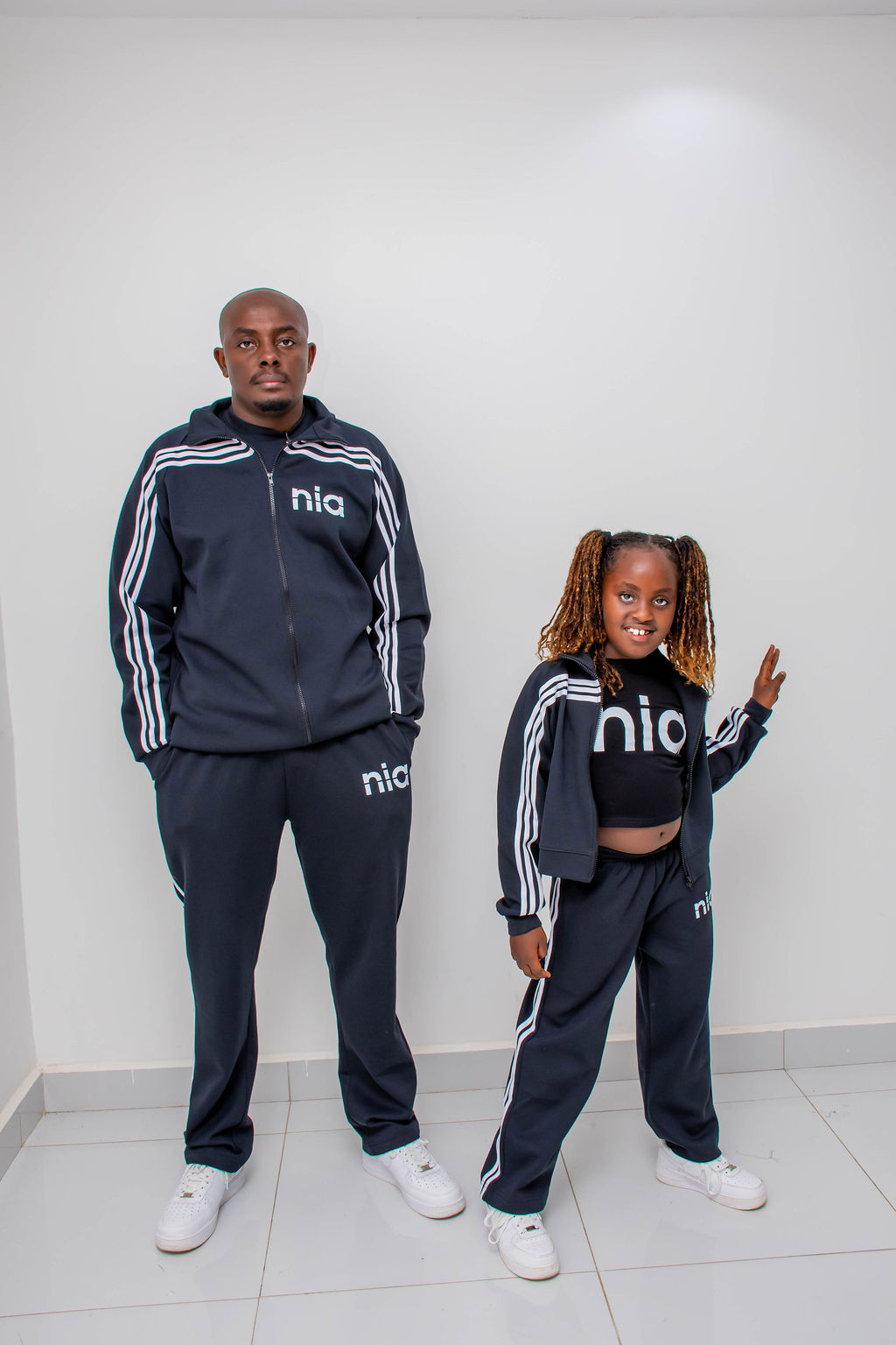 Premium Matching Lounge Set | Personalized T-Shirt & Bottoms Collection for All Ages - Image 15