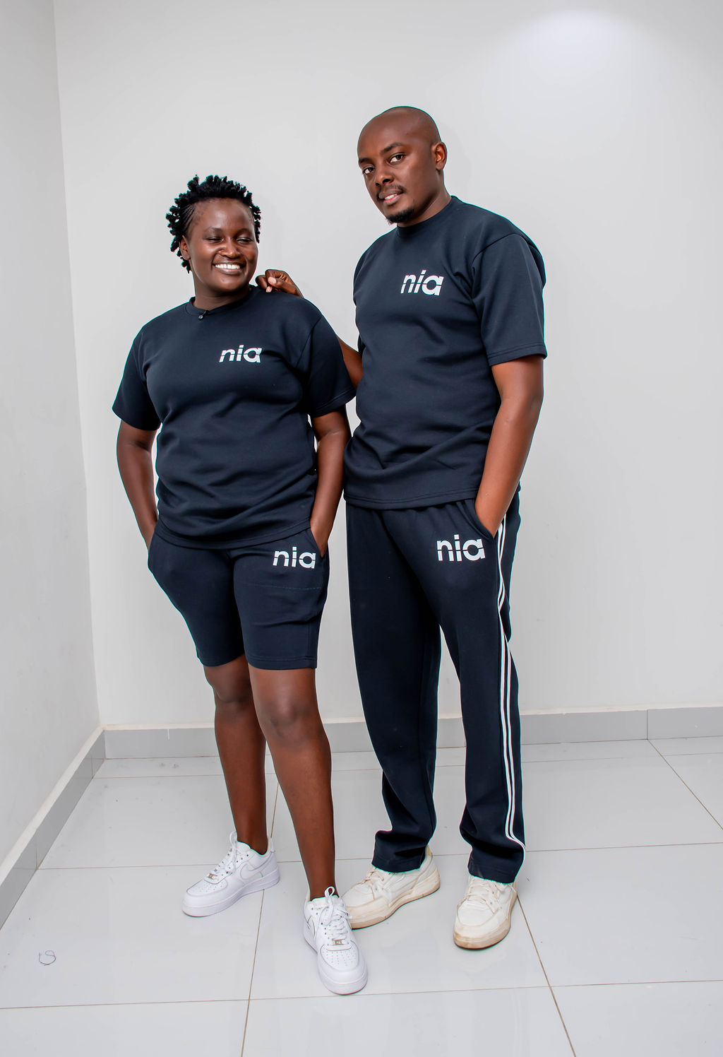 Premium Matching Lounge Set | Personalized T-Shirt & Bottoms Collection for All Ages