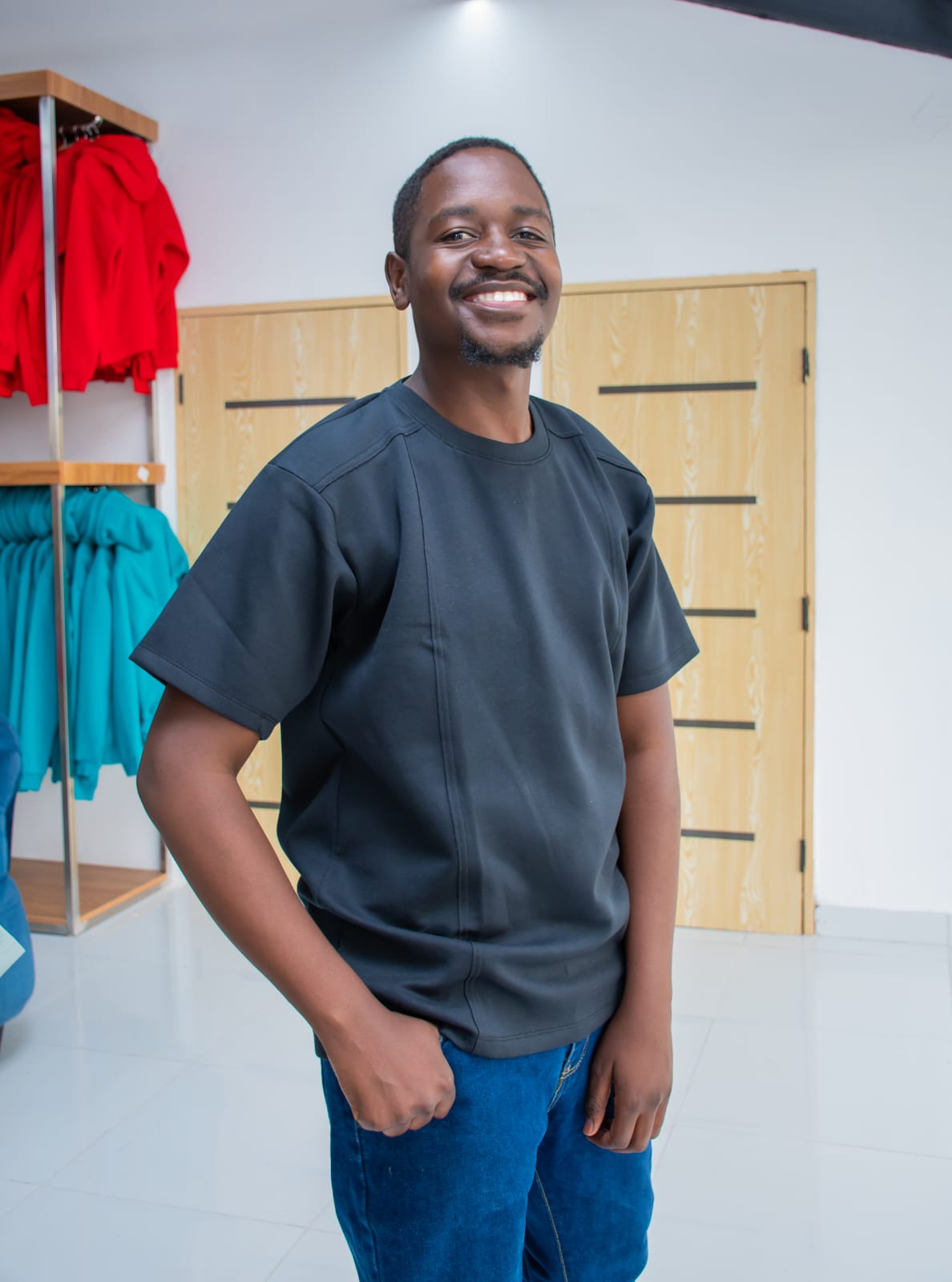 Custom Premium Oversized T-Shirt Kenya | Personalized Heavyweight Cotton Tee - Image 4
