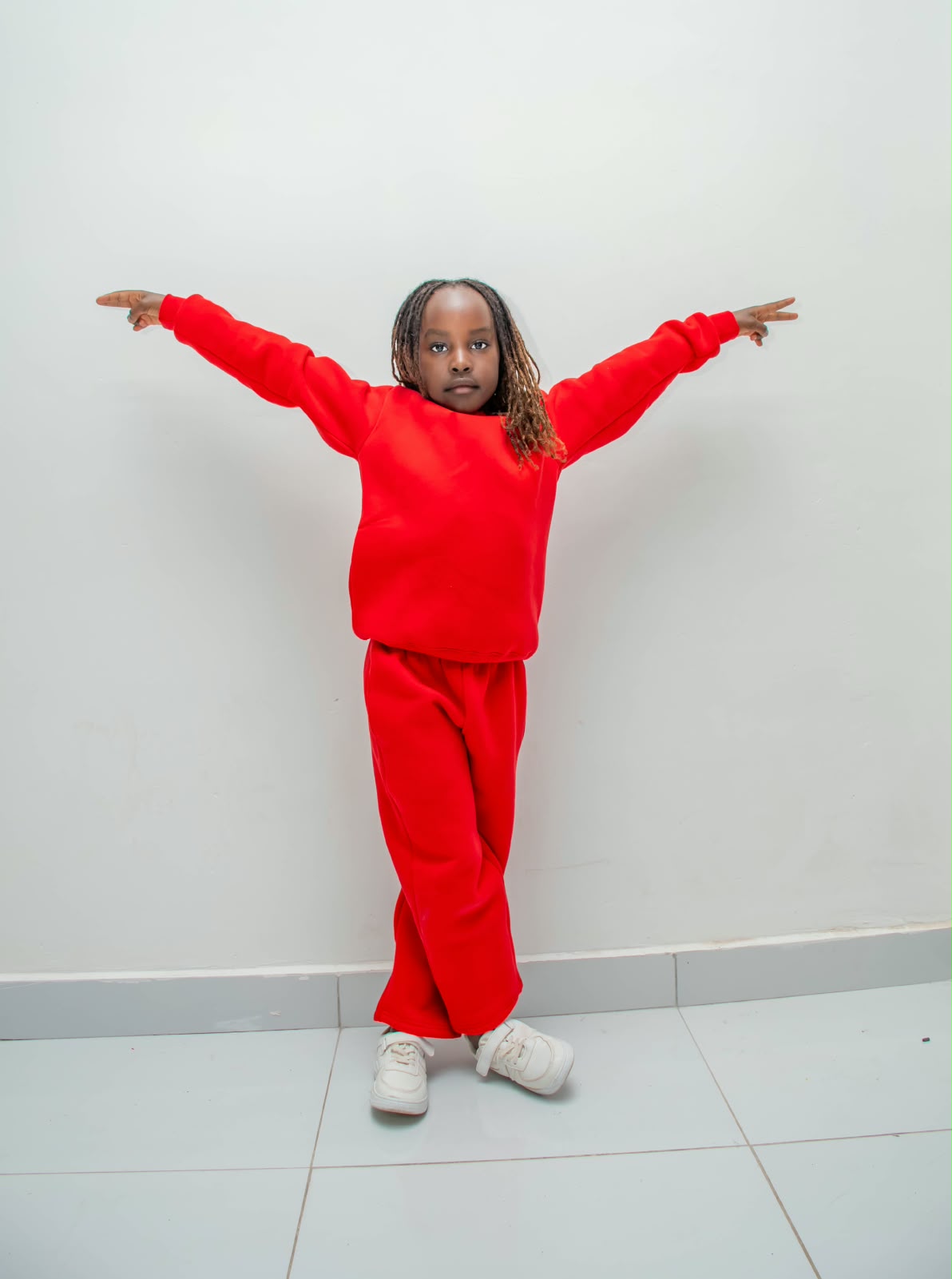 Custom Kids Fleece Sweatshirt & Jogger Set | Personalized Matching Two-Piece Outfit - Image 3