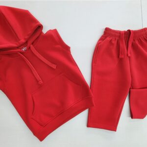 Custom Sleeveless Hoodie & Jogger Set | Two-Piece Casual Streetwear Outfit