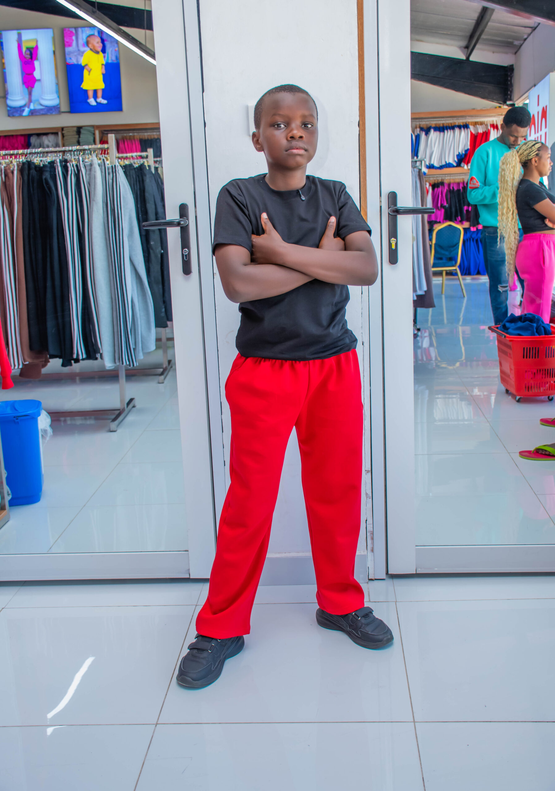 Kids' T-Shirt & Sweatpants Set | Two-Piece Casual Outfit - Image 2