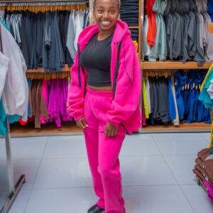 Women’s Zip-Up Hoodie & Sweatpants Set | Matching Casual Tracksuit